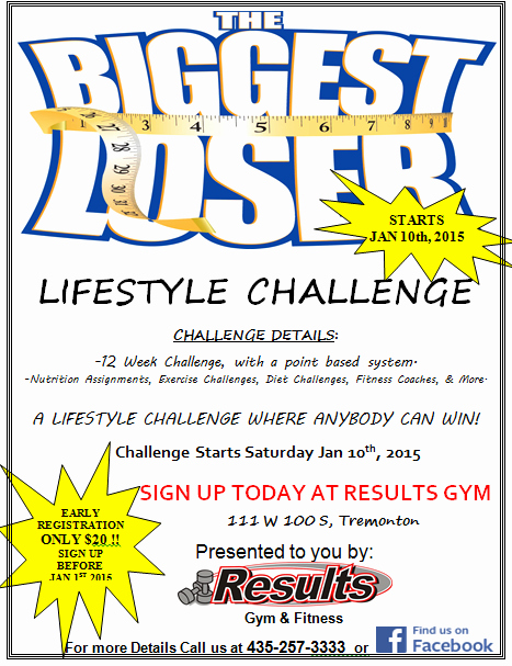 Biggest Loser Contest Flyer Template Luxury Biggest Loser Flyer 2015