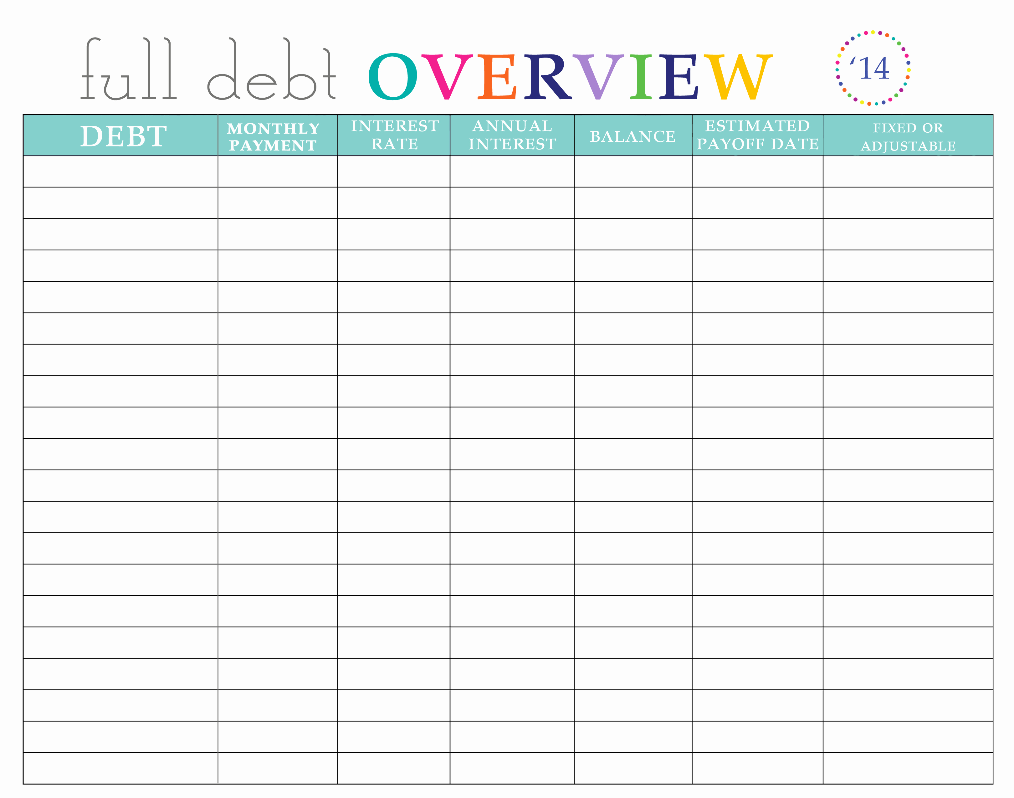 Bill Pay Spreadsheet Lovely Paying Off Debt Worksheets