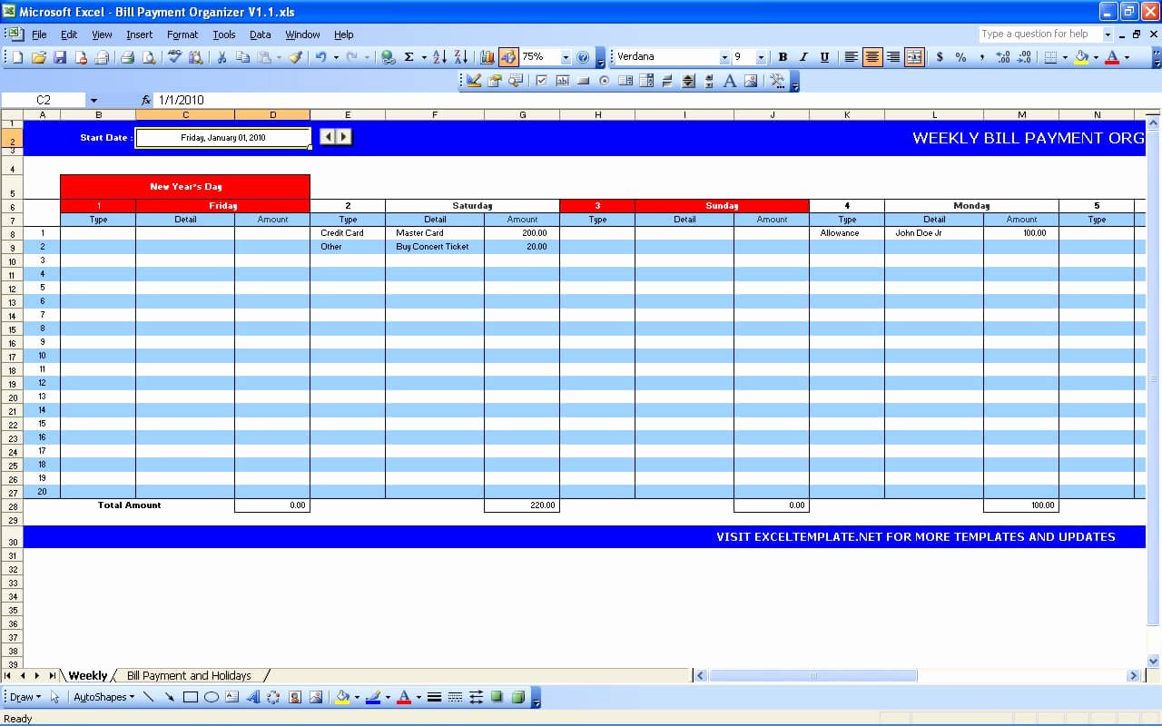 Bill Pay Spreadsheet New Bill Payment Calendar