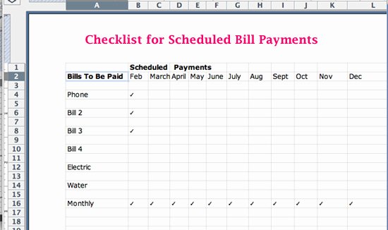 Bill Pay Spreadsheet Unique Technology for Boomers