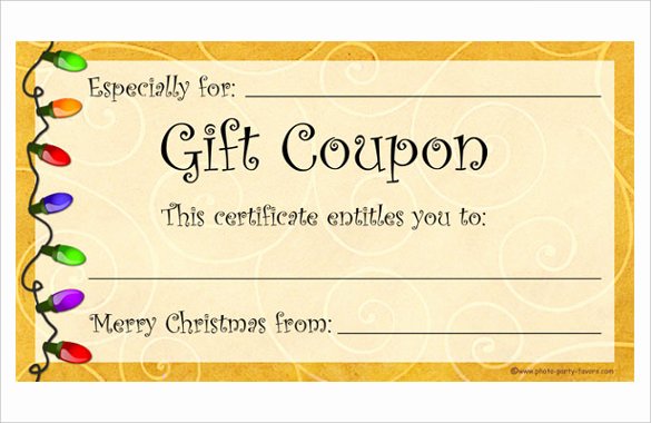 Birthday Coupons Template Best Of Homemade Coupon Templates – 23 Free Pdf format Download