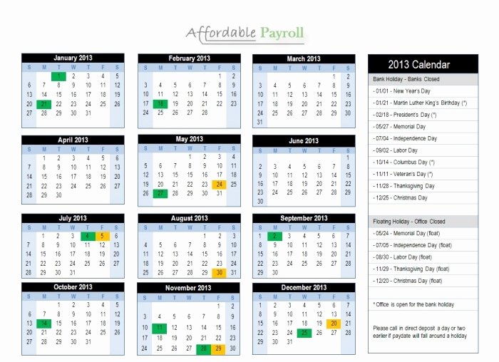 Biweekly Payroll Calendar Template 2019 New Adp 2016 Payroll Calendar Printable