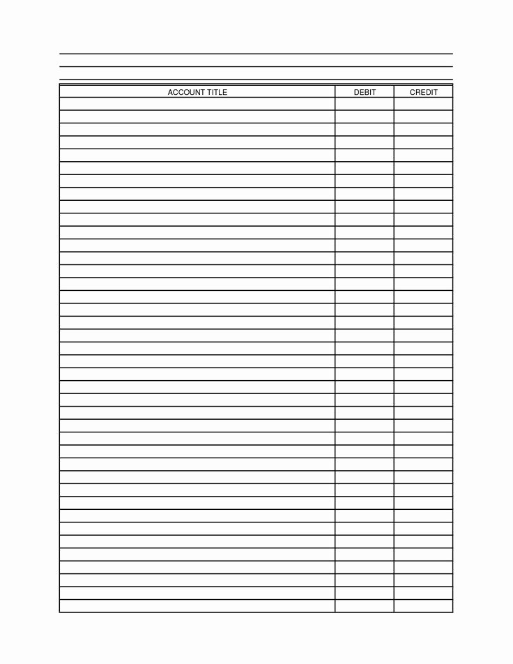 Blank 10 Column Worksheet Template Lovely Accounting Trial Balance Template Accounting