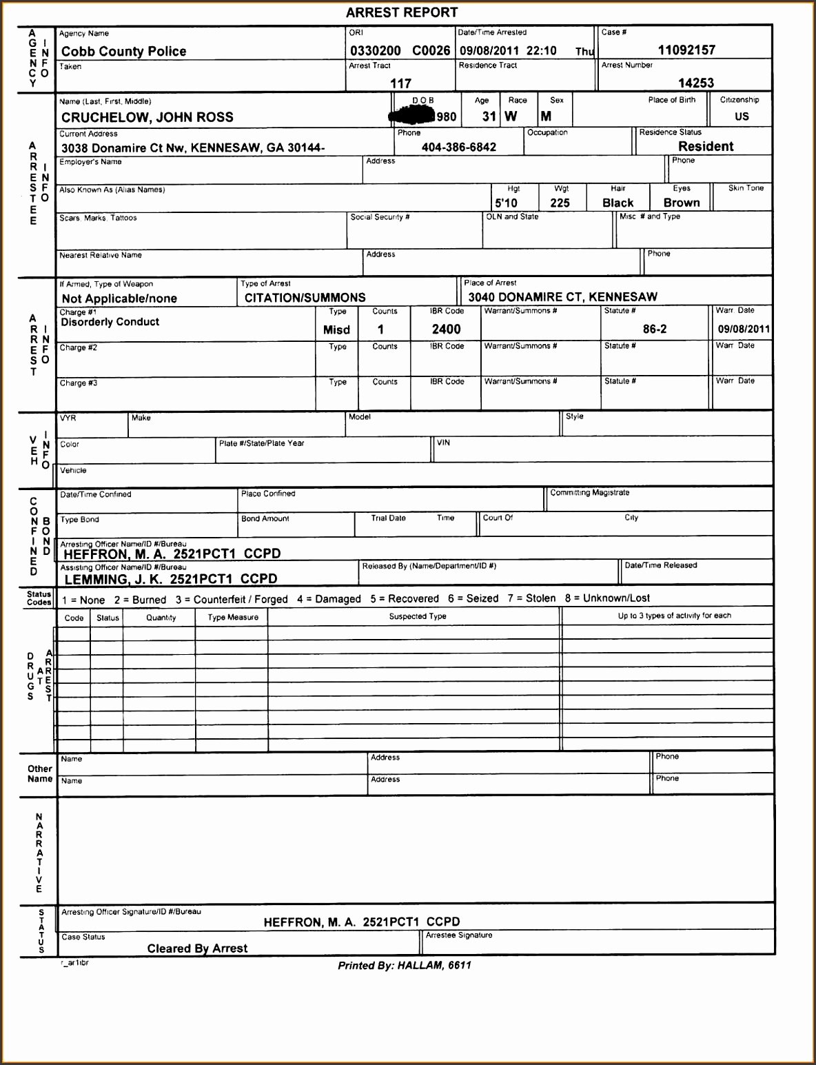 Blank Autopsy Report Template New 6 Police Report Template Line Sampletemplatess