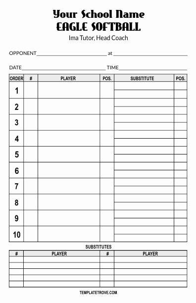 Blank Baseball Card Template Elegant Miscellaneous