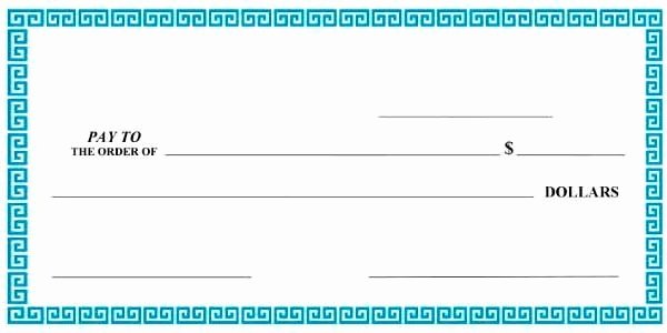 Blank Check Template Editable Beautiful Giant Check Template Editable Download