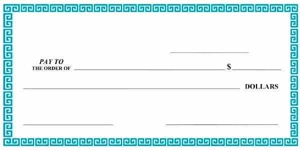 Blank Check Template Editable Beautiful Giant Check Template Editable Download