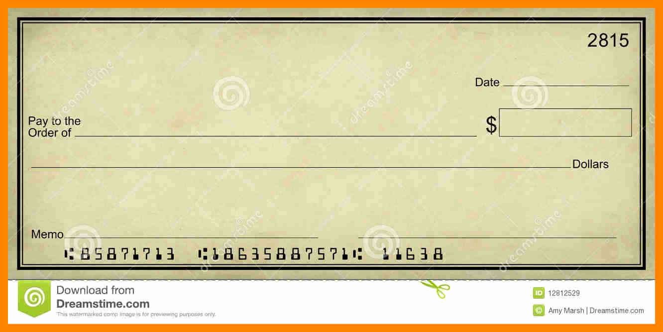Blank Check Template Editable Inspirational Blank Check Templates for Excel Cheque Template Pdf