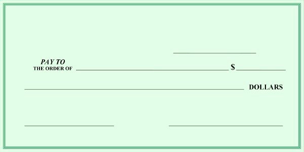 Blank Check Template Editable Lovely Big Checks Presentation Checks