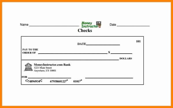 Blank Check Template Editable Unique 10 Editable Blank Check Template