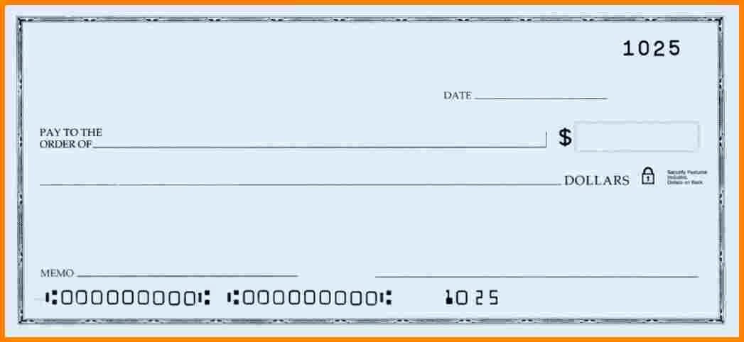 Blank Check Templates for Microsoft Word Beautiful Blank Check Templates for Microsoft Word Check Template