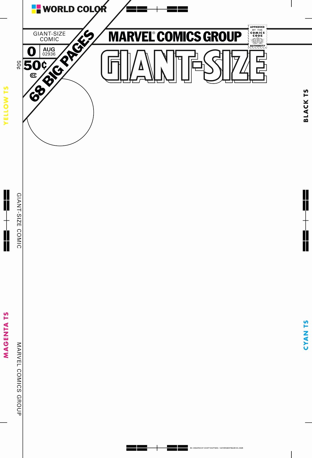 Blank Comic Book Cover Template Best Of Giant Size Marvel