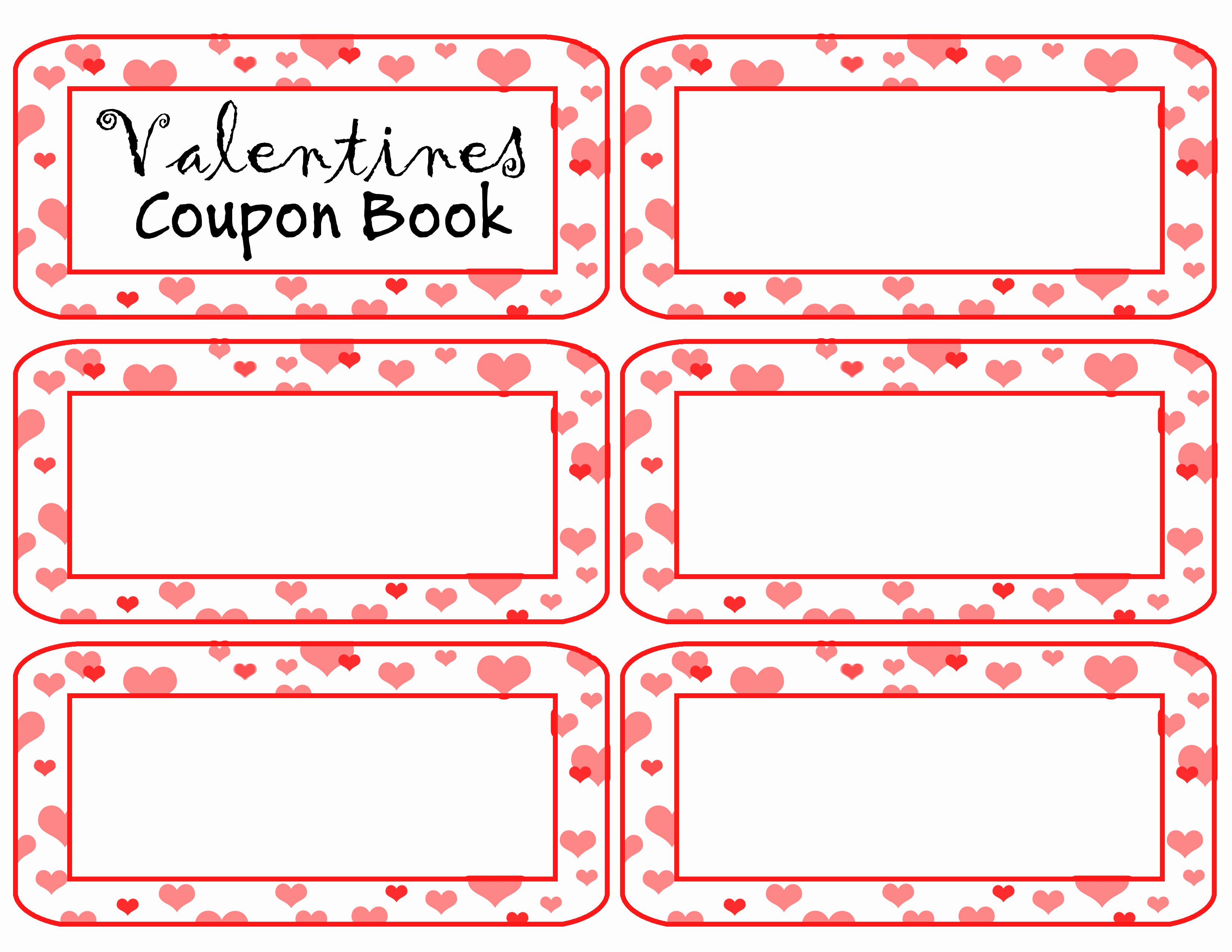 Blank Coupon Template for Word Lovely Coupon Book Template