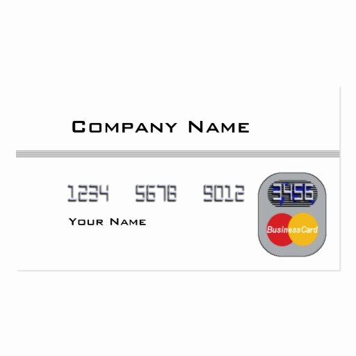 Blank Credit Card Template Best Of Credit Card Blank Double Sided Standard Business Cards