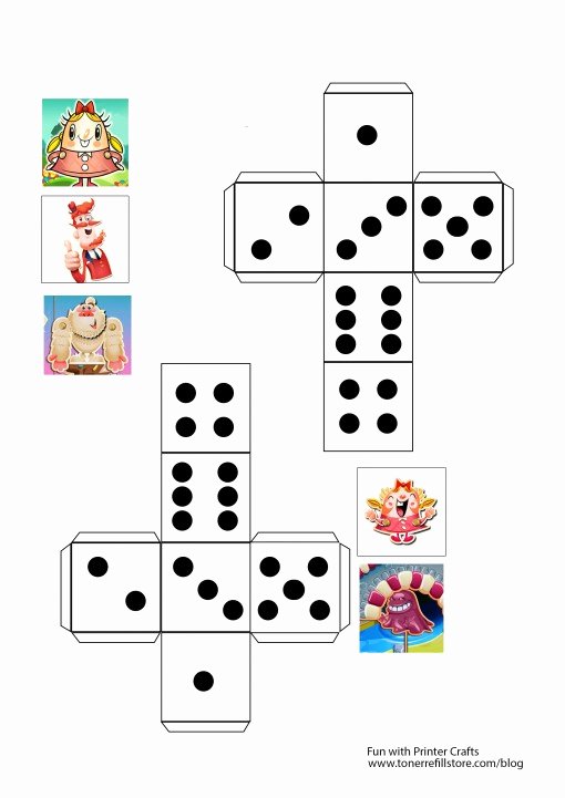 Blank Dice Template Inspirational Homeschool Fun Game Sheet A Candy Crush Saga with A Twist