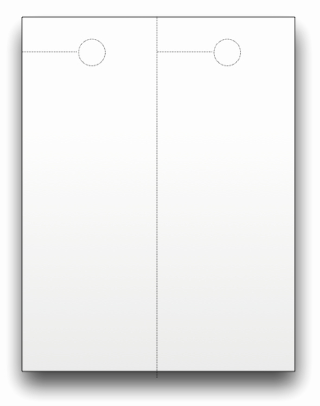 Blank Door Hanger Template for Word Awesome Blank Door Hangers Custom Print