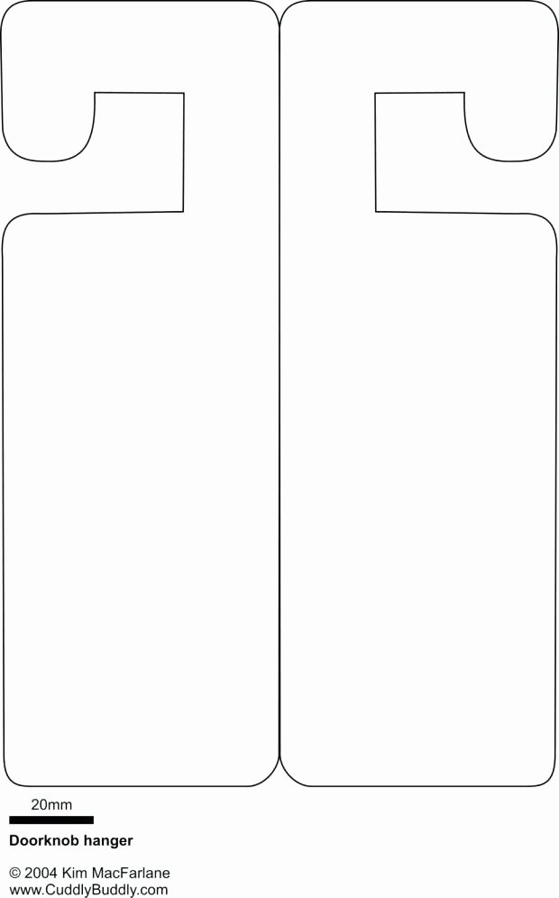 Blank Door Hanger Template for Word Beautiful Templates Door Hangers &amp; Door Hanger Template