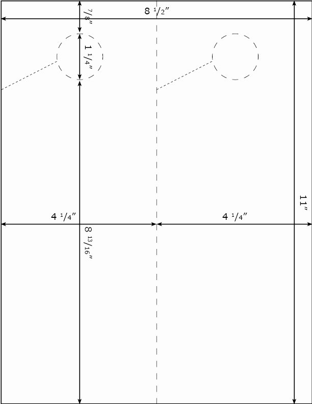 Blank Door Hanger Template for Word Best Of Burris 2 Per Page Door Hanger Template for Microsoft Word