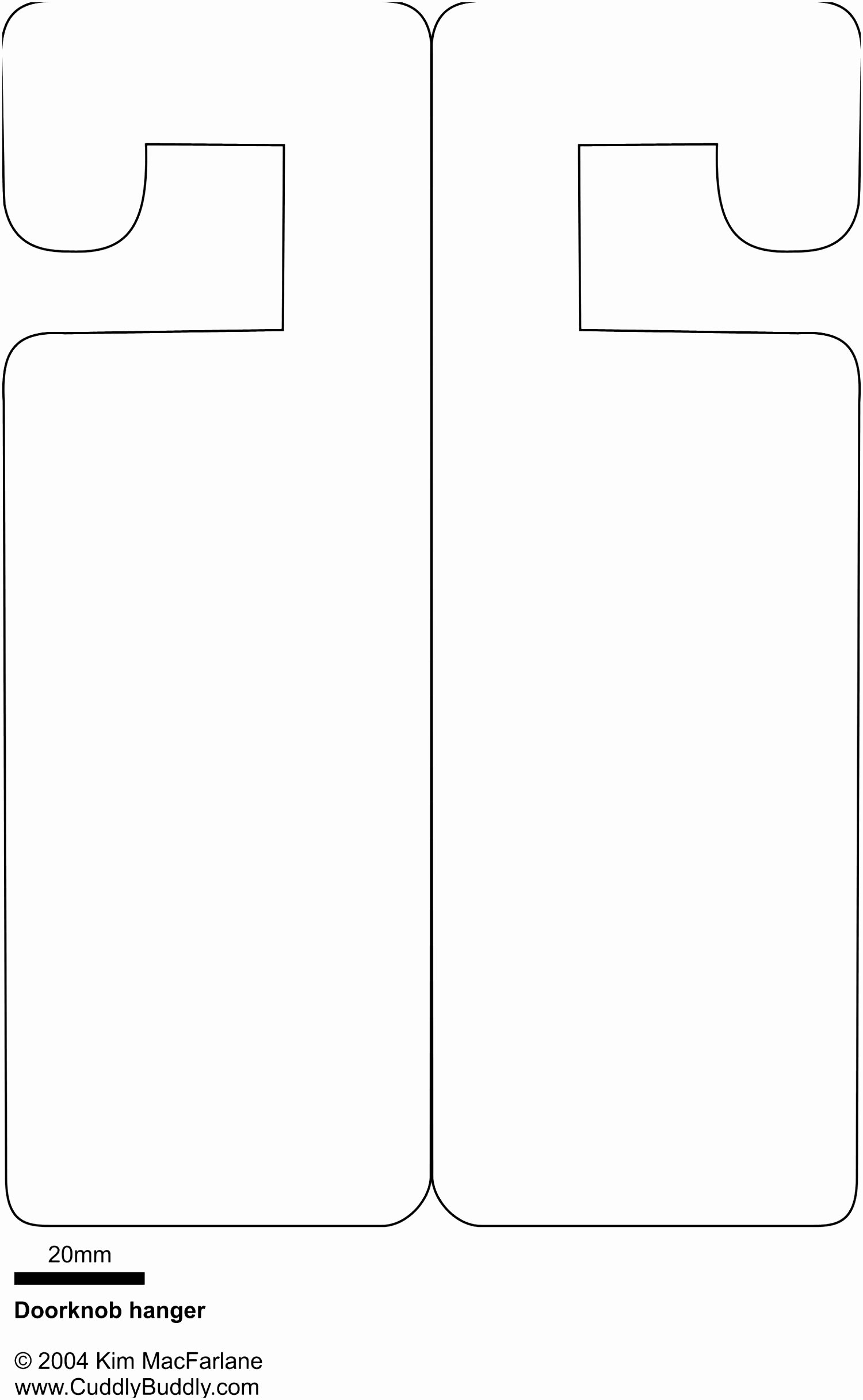 Blank Door Hanger Template for Word Elegant Door Hanger Template for Publisher Blank Free Download