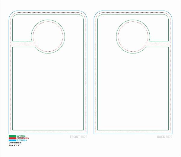 Blank Door Hanger Template for Word Unique 14 Door Hanger Templates