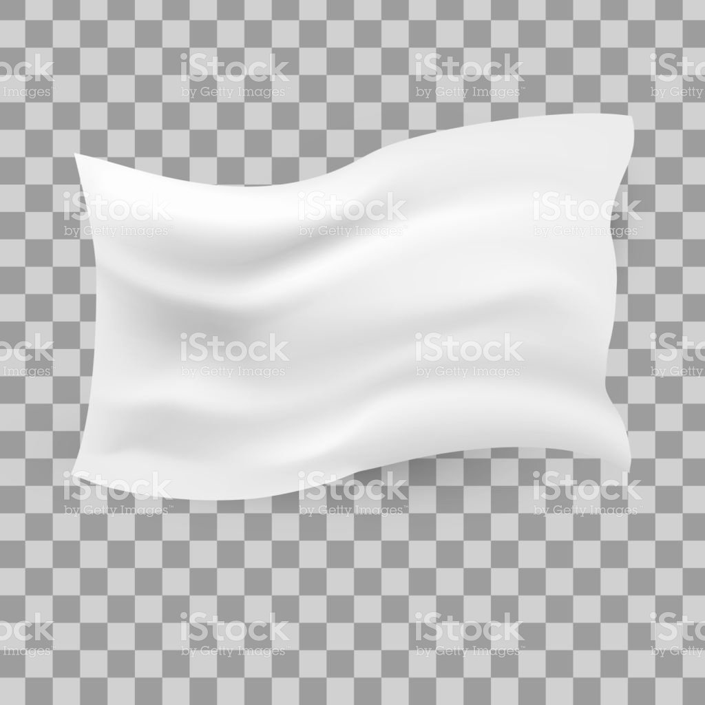 Blank Flag Template Awesome White Waving Flag Template Transparen Background Stock