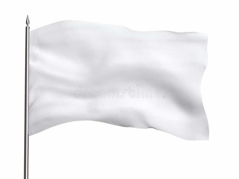 Blank Flag Template Best Of Blank Flag isolated White with Clipping Path Stock
