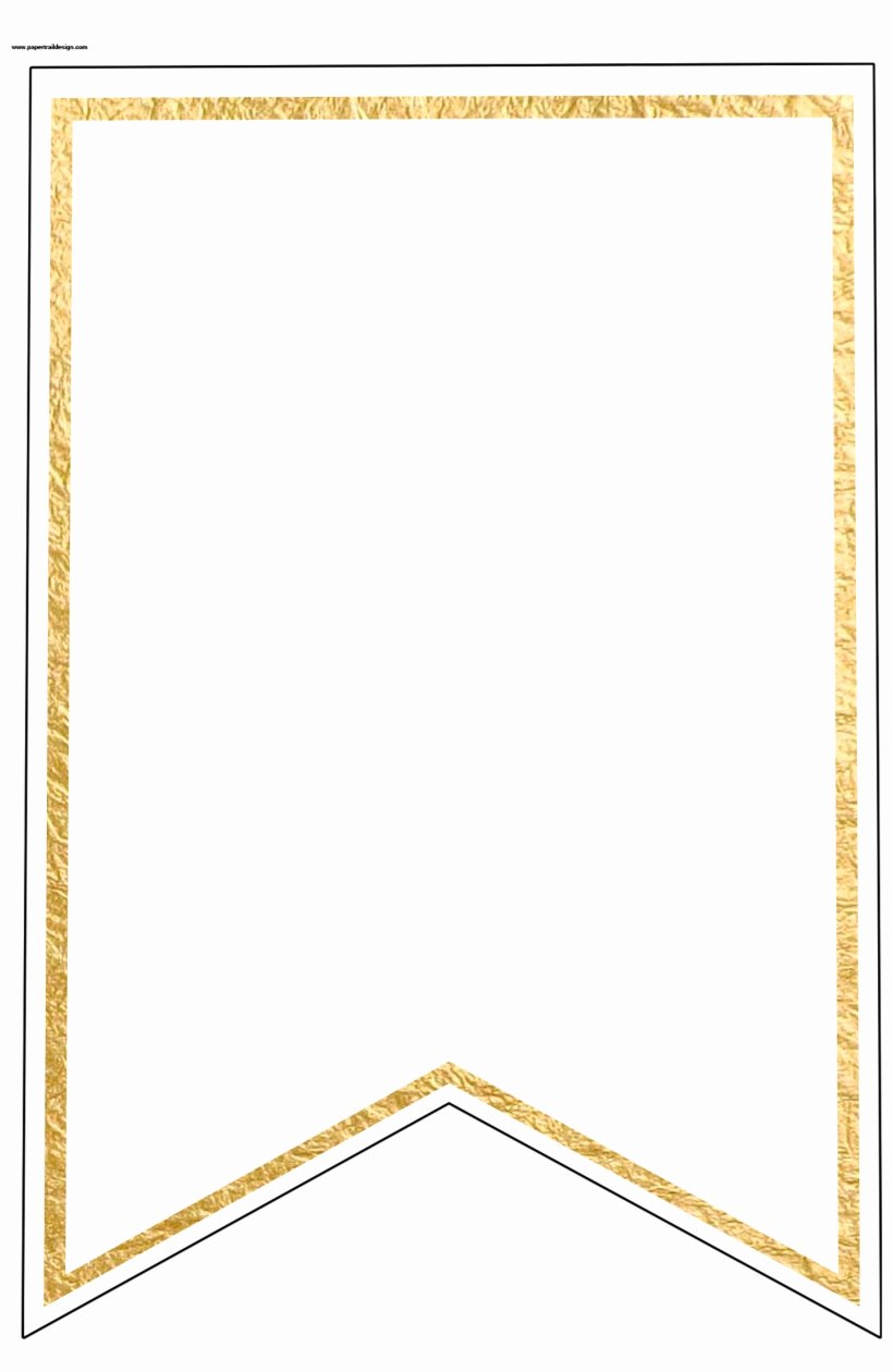 Blank Flag Template Fresh Gold Pennant Banner Blank Template Flag Banner Template