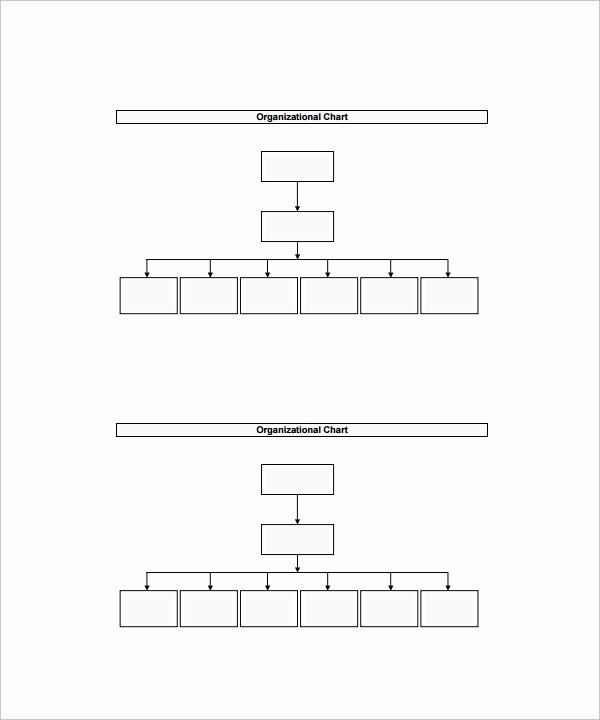 Blank Flowchart Templates Lovely 17 Sample organizational Chart Templates Pdf Word Excel