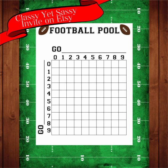 Blank Football Pool Sheets Unique 19 Football Pool Templates Word Excel Pdf