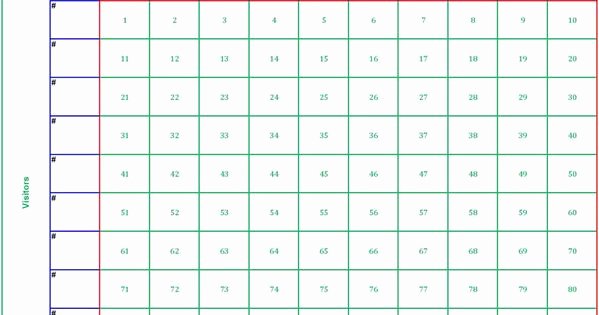 Blank Football Pool Sheets Unique Blank Football Pool Template