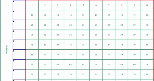 Blank Football Pool Sheets Unique Blank Football Pool Template