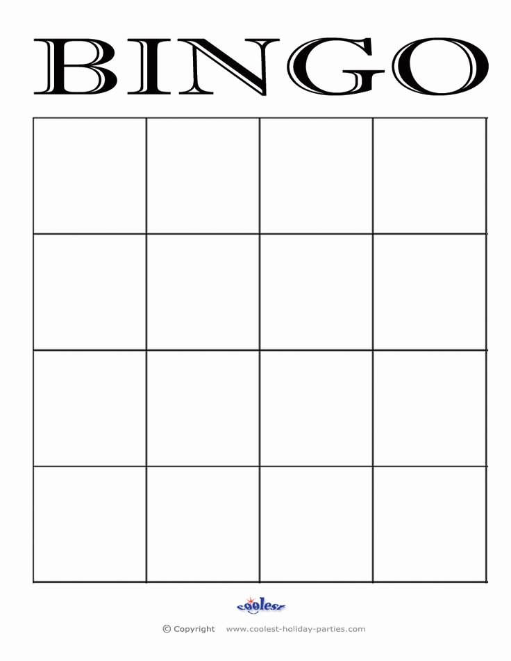 Blank Game Card Template Elegant Bingo Pelipohja M A T H S