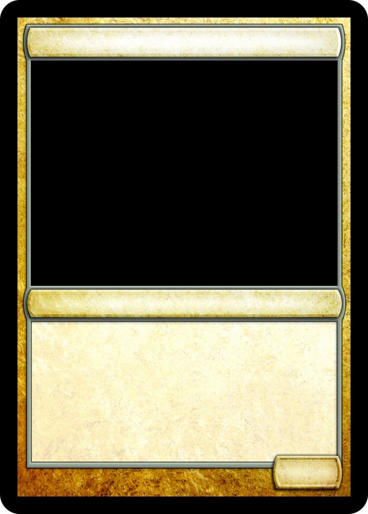 Blank Game Card Template Inspirational 16 Best Images About Mtg Templates On Pinterest