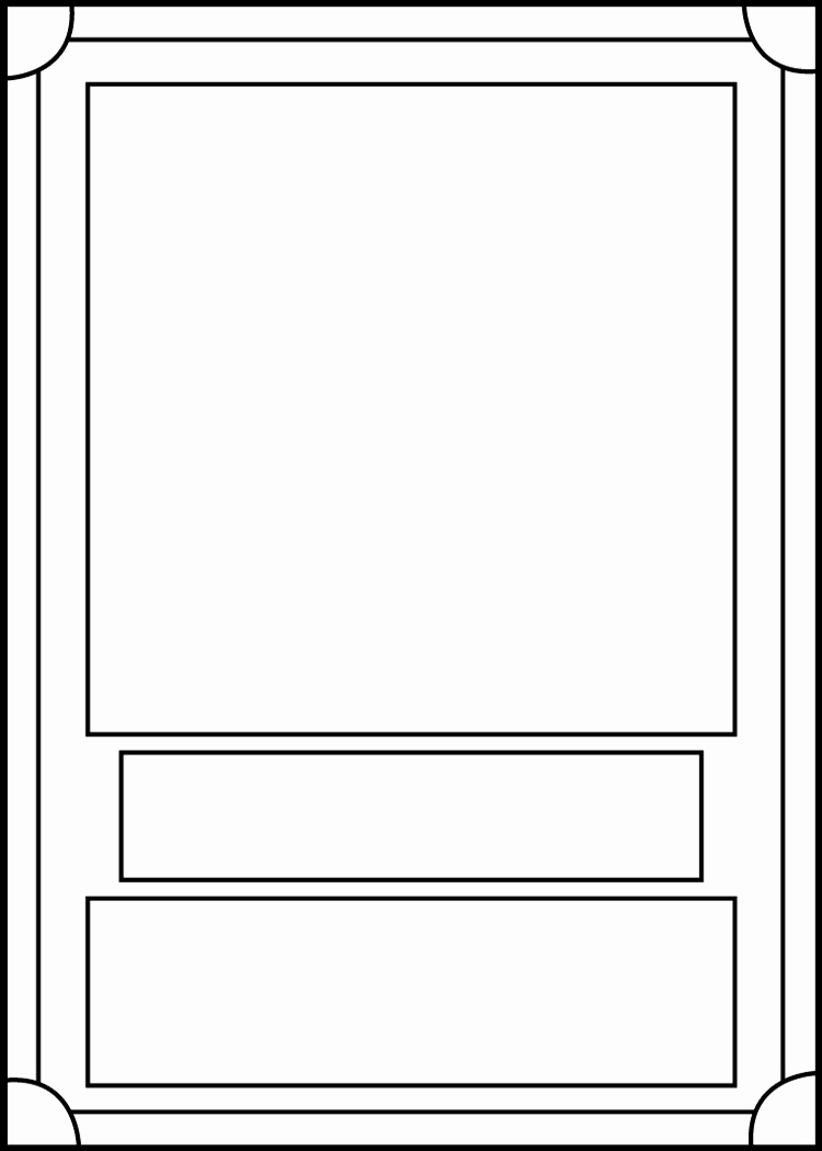 Blank Game Card Template Inspirational Trading Card Template Front by Blackcarrot1129 On Deviantart