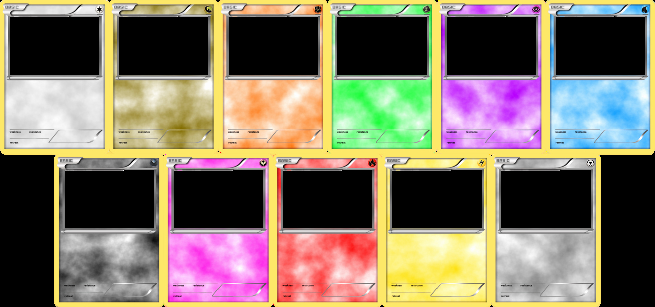 Blank Game Card Template Lovely Pokemon Blank Card Templates Basic by Levelinfinitum On