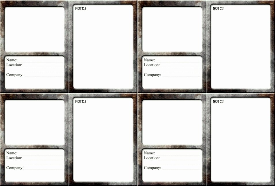 Blank Game Card Template Luxury Blank Game Card Template Template Update234