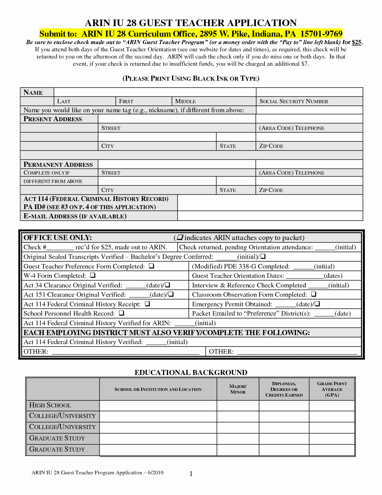 Blank Job Application form Elegant Best S Of Blank Application Template Blank Job