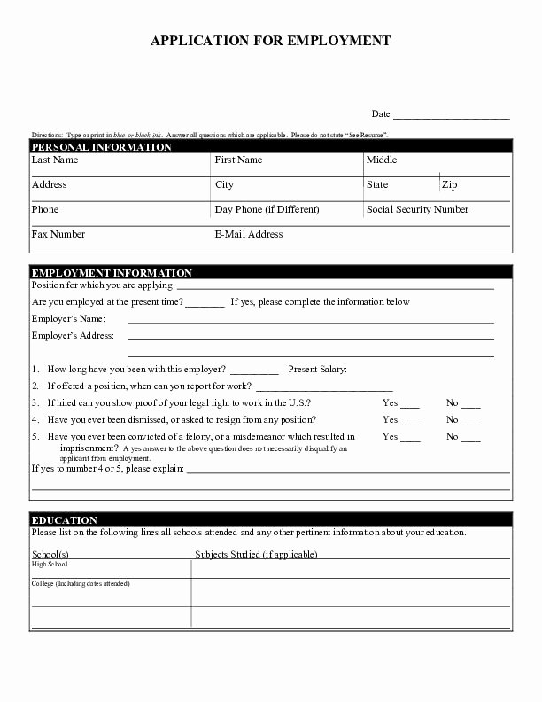 Blank Job Application form Luxury Best 25 Job Application Template Ideas On Pinterest