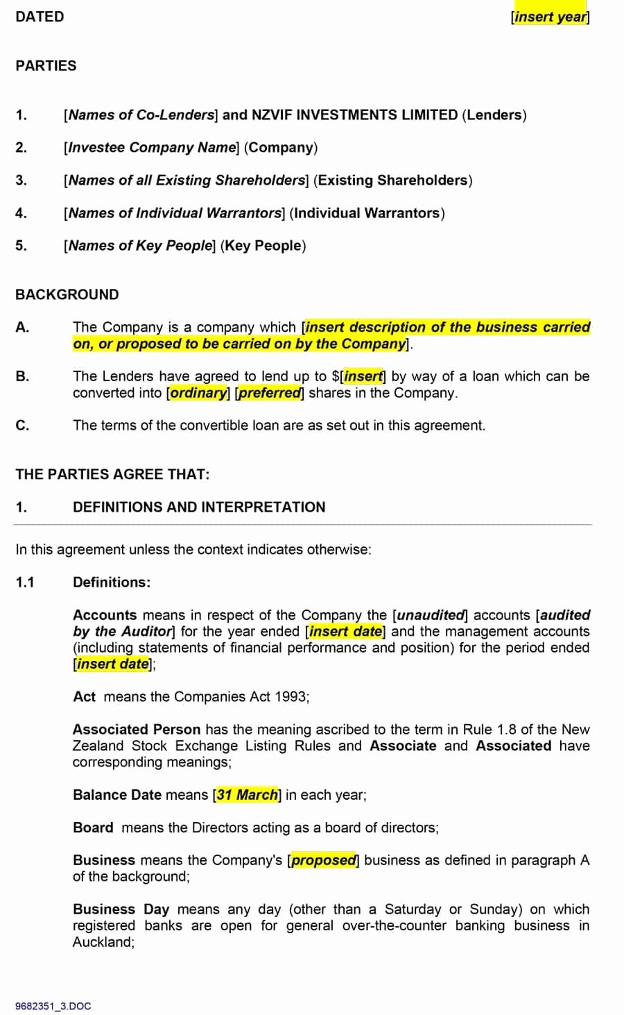 Blank Loan Agreement Best Of 40 Free Loan Agreement Templates [word &amp; Pdf] Template Lab