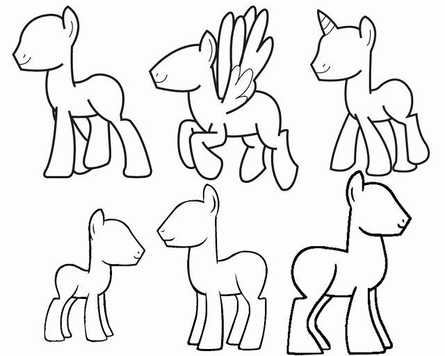Blank Male Body Template Best Of Doodlecraft Design and Draw Your Own My Little Pony