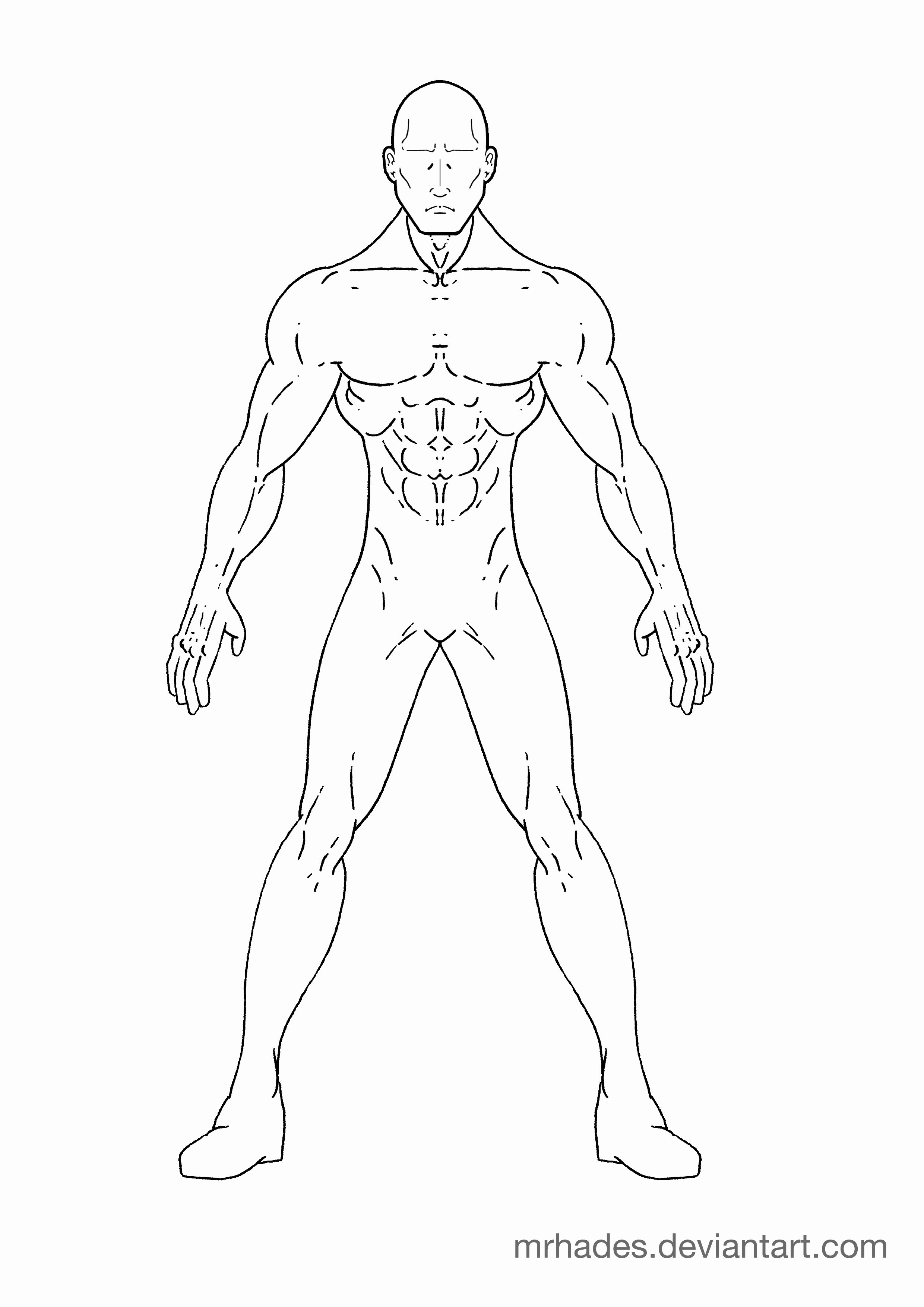 Download Blank Male Body Template Inspirational Superhero Drawing Templates ...