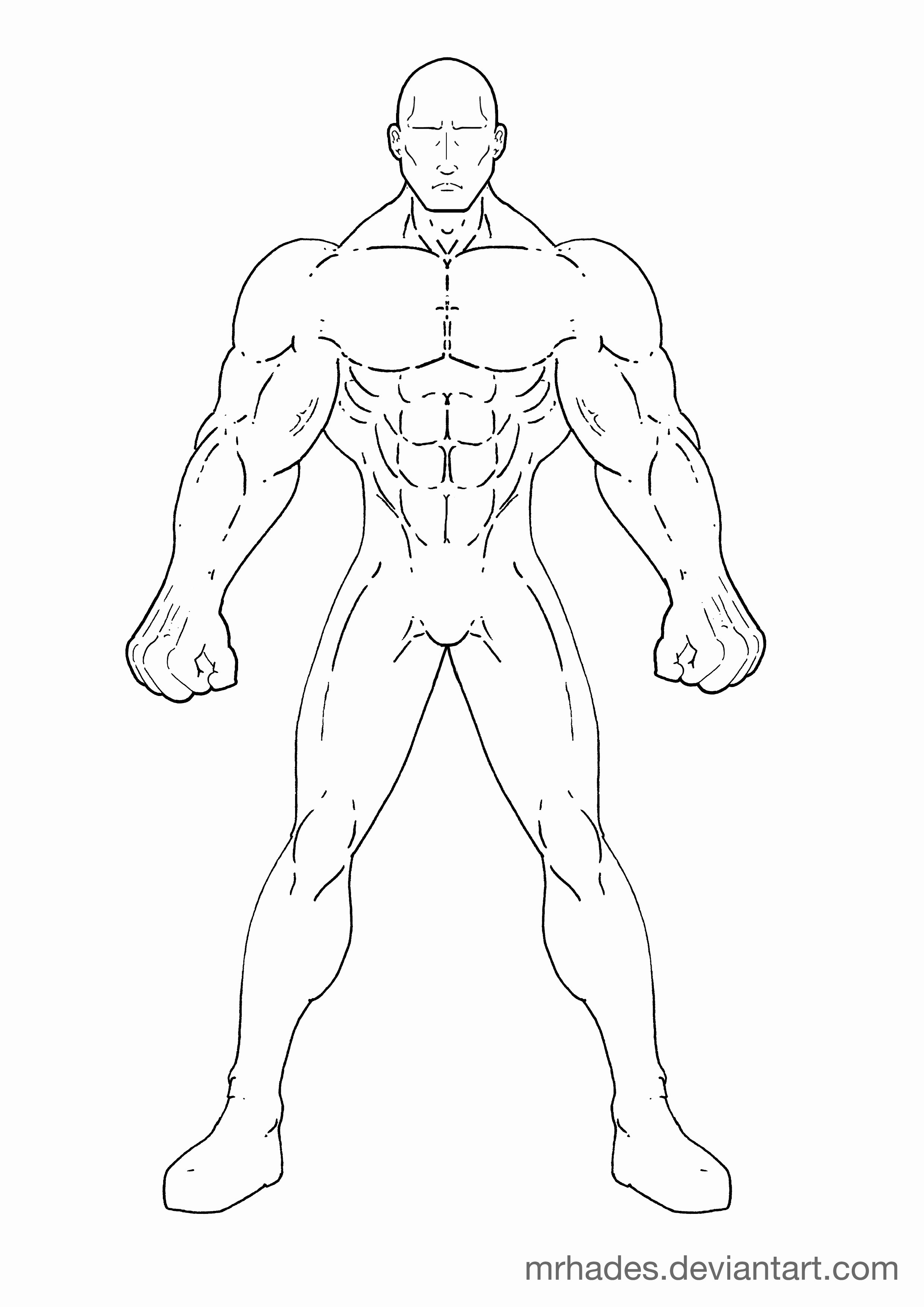 Blank Male Body Template Lovely Blank Superhero Template Drawings Art Gallery