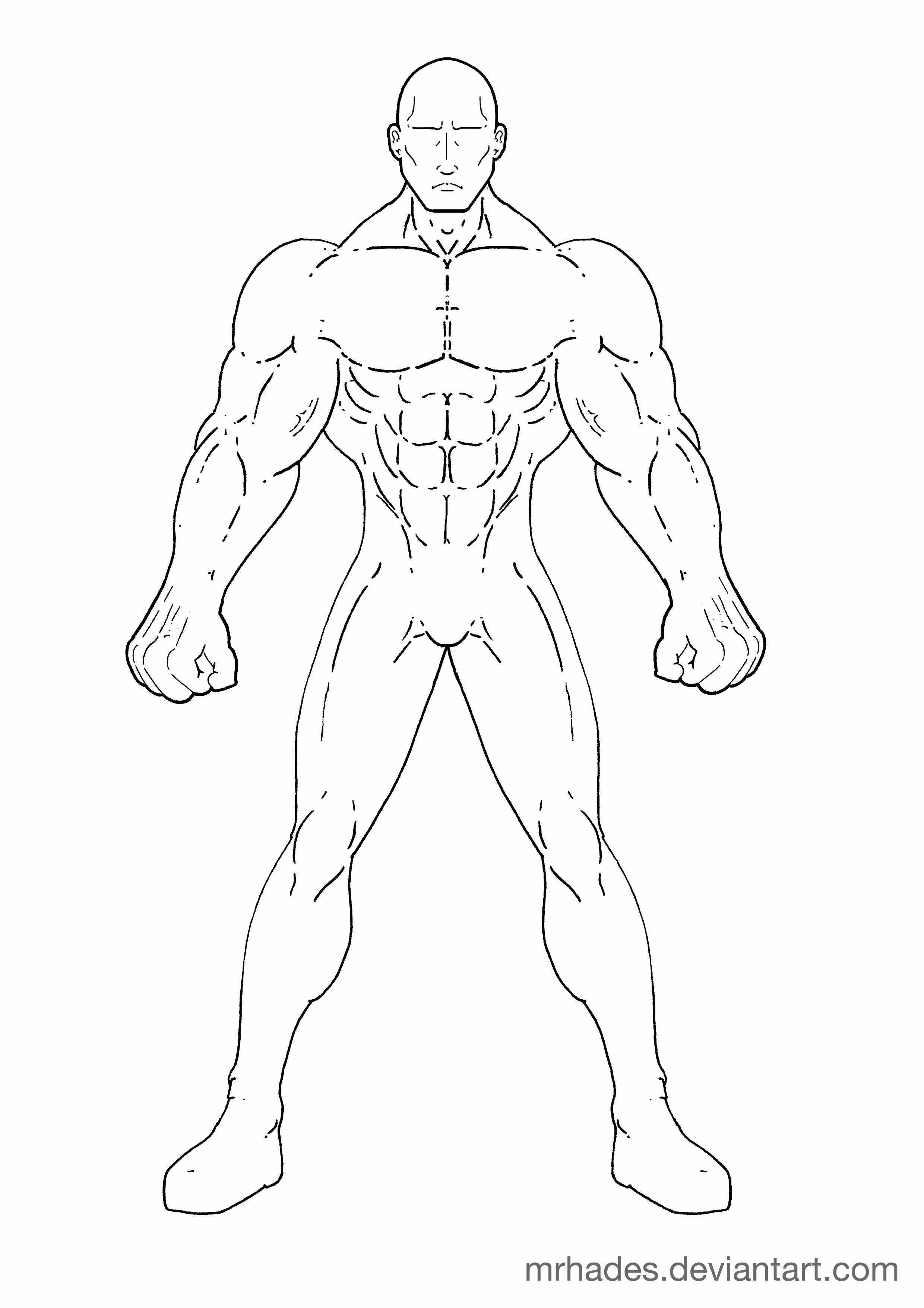 Blank Male Body Template Lovely Blank Superhero Template Drawings Art Gallery