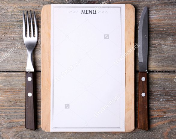 Blank Menu Template Unique 37 Blank Menu Templates Pdf Ai Psd Docs Pages