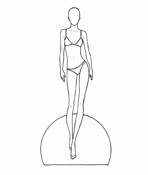 Blank Model Sketch Template Beautiful 15 Best Images About Paper Dolls On Pinterest