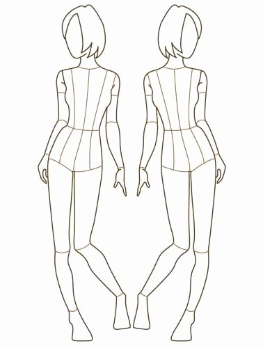 Blank Model Sketch Template Lovely 91 Best Images About Croquis for Fashion Design On