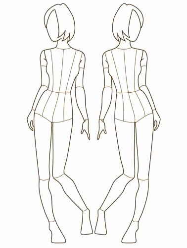 Blank Model Sketch Template Lovely 91 Best Images About Croquis for Fashion Design On