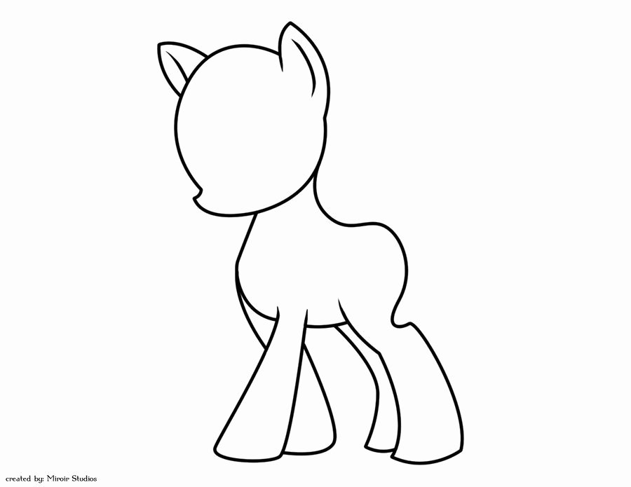 Blank Model Sketch Template Luxury Blank Mlp G4 Lineart by Strawberrysoulreaper On Deviantart