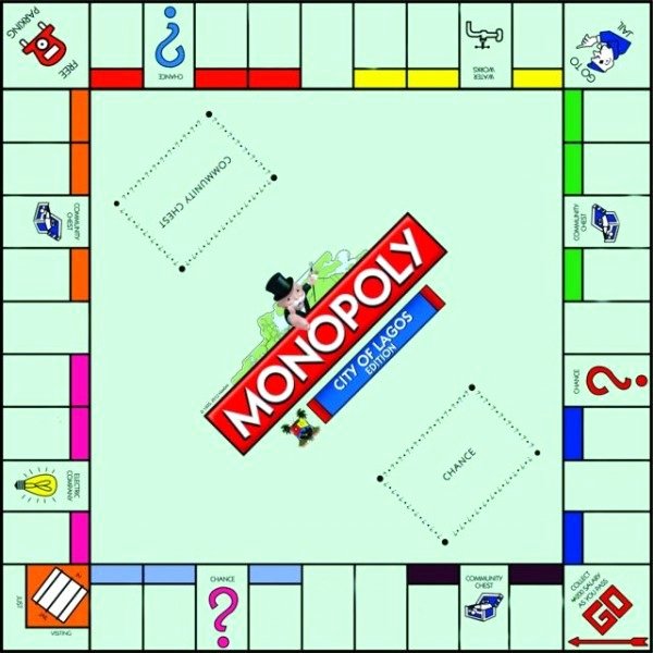 Blank Monopoly Board Unique the &quot;city Lagos Edition Monopoly&quot; is Here Bestman