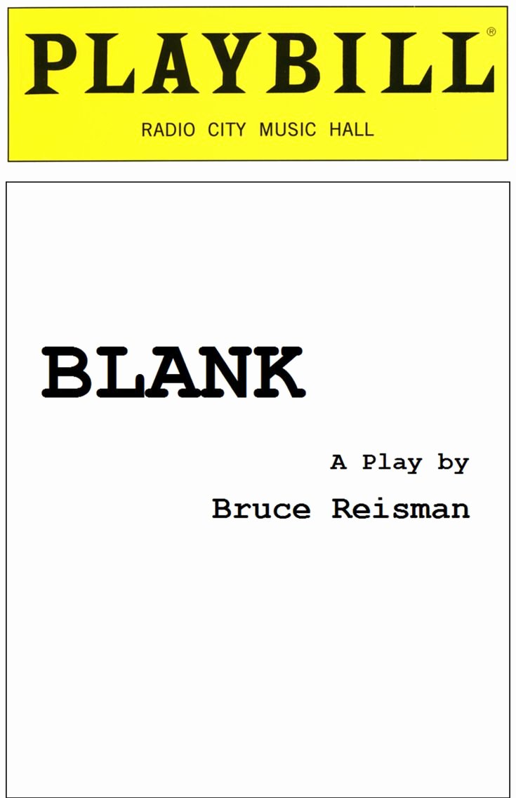 Blank Playbill Template Fresh Blank Playbill Cover Blank Playbill Template